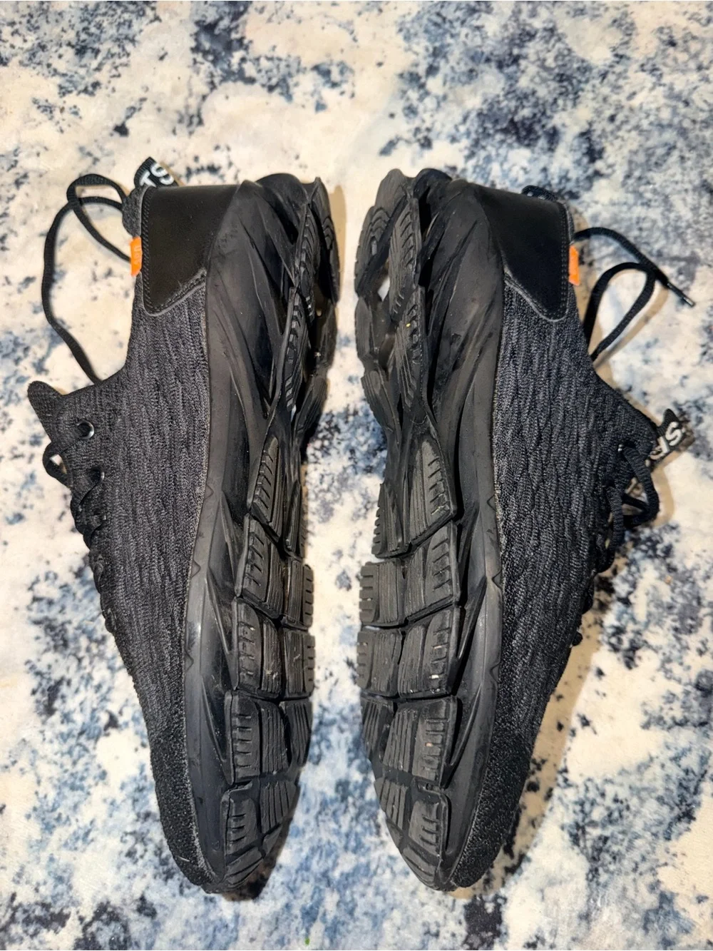 Men’s Black Knit Athletic Running Walking Shoes Size EU 45 / US‎ 11